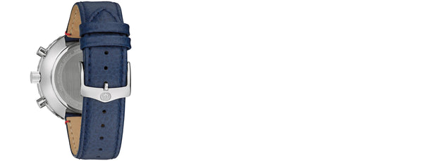 Reloj Bulova Archives Series Chronograph C Blue Leather Strap 96A283