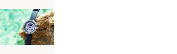 Reloj Bulova Archives Series Chronograph C Blue Leather Strap 96A283