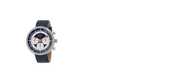 Reloj Bulova Archives Series Chronograph C Blue Leather Strap 96A283