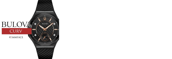 Reloj Bulova (Lady) CURV Diamond Black Dial Strap 98R240