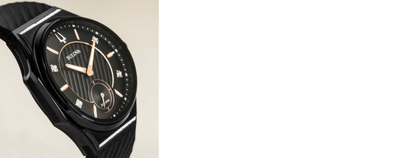 Reloj Bulova (Lady) CURV Diamond Black Dial Strap 98R240