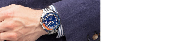 Reloj Bulova Oceanographer Devil Diver BlueOrange SS Strap 96B321