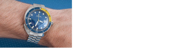 Reloj Bulova Oceanographer Devil Diver BlueYellow SS Strap 96B320