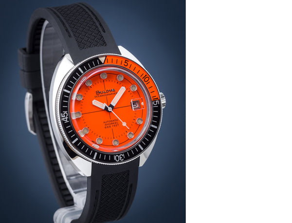 Reloj Bulova Oceanographer Devil Diver OrangeBlack Poly Strap 96B350