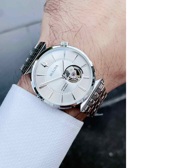 Reloj Bulova Regatta Classic Slim Automatic SS Strap 96A235