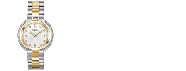 Reloj Bulova (Lady) Diamond Rubaiyat SSGold Strap 98R246
