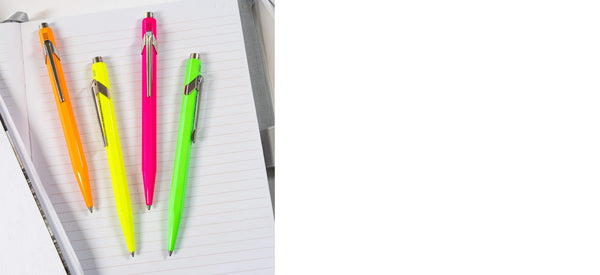 Lapicera Boligrafo Caran d'Ache 849 Popline Fluo Pink