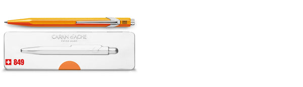 Lapicera Boligrafo Caran d'Ache 849 Popline Fluo Orange