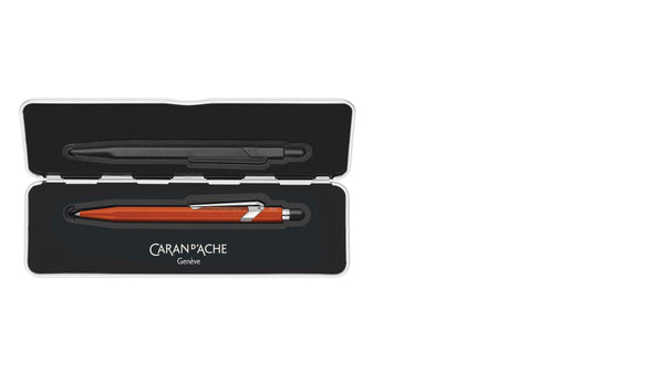 Lapicera Boligrafo Caran d'Ache 849 Popline Fluo Orange