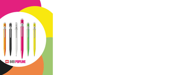 Lapicera Boligrafo Caran d'Ache 849 Popline Fluo Pink