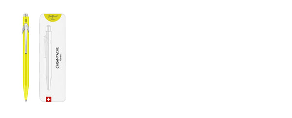 Lapicera Boligrafo Caran d'Ache 849 Popline Fluo Yellow