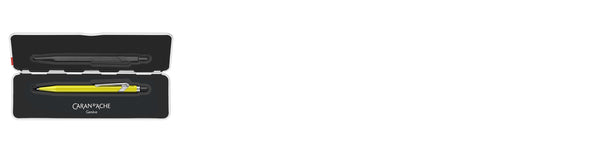 Lapicera Boligrafo Caran d'Ache 849 Popline Fluo Yellow