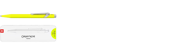 Lapicera Boligrafo Caran d'Ache 849 Popline Fluo Yellow