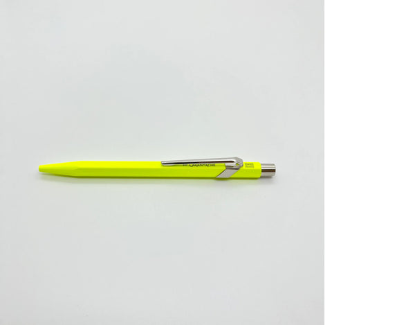 Lapicera Boligrafo Caran d'Ache 849 Popline Fluo Yellow