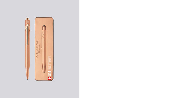 Lapicera Boligrafo Caran d'Ache 849 Premium Brut Rose