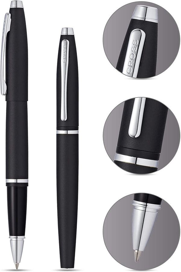 Lapicera Roller Cross Calais Duos Matte Black At0115-14