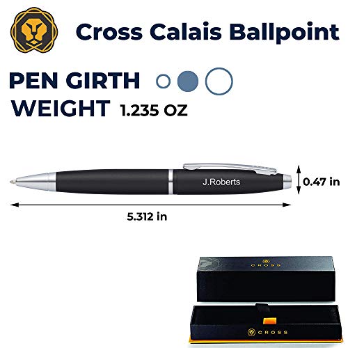 Lapicera Boligrafo Cross Calais Black Matte At0112-14