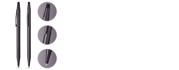 Lapicera Boligrafo Cross Century Black Mate At0082-136