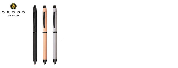 Lapicera Boligrafo Cross Tech3+ Brushed Black PVD
