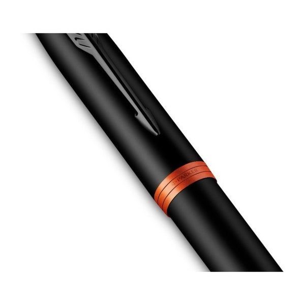 Lapicera Pluma Fuente Parker Im Vibrant Rings Flame Orange M