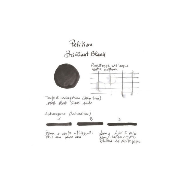 Tinta P/pluma Fuente Pelikan 4001 - Cartridges Largos Negro