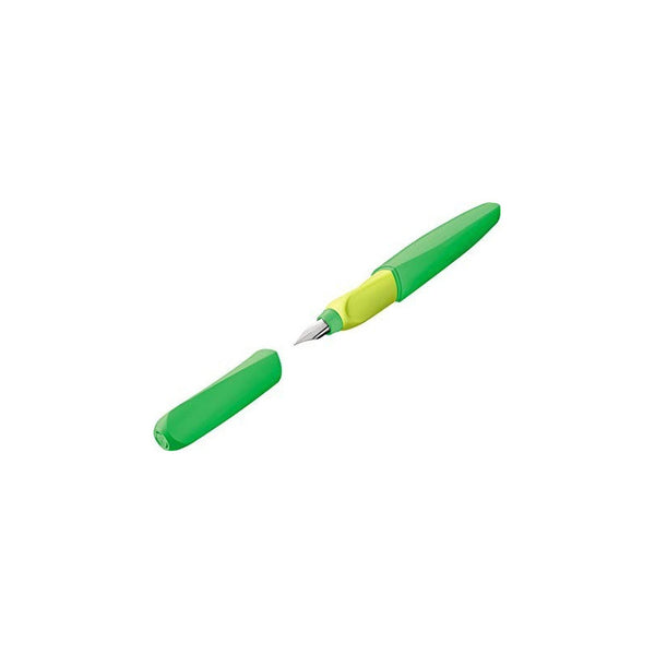 Lapicera Pluma Fuente Pelikan Twist - Verde Neon (Medium)