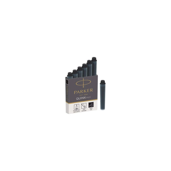 Tinta Pluma Fuente Parker (cartridges Cortos) - Black