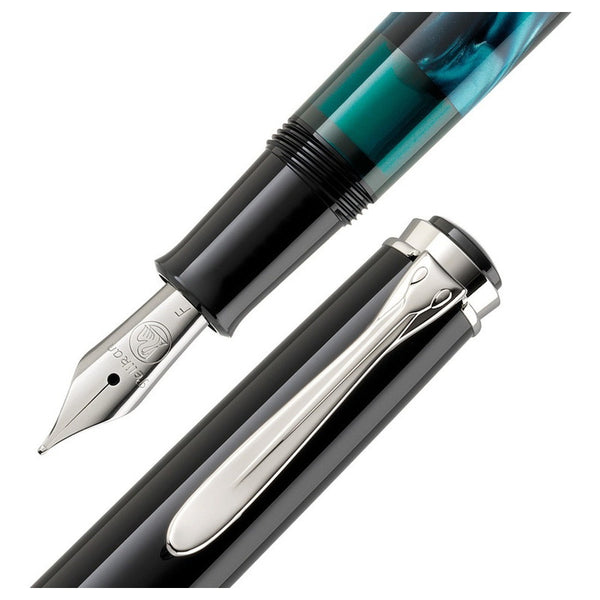Lapicera Pluma Pelikan M205 Petrol - Extra Fine (EF)