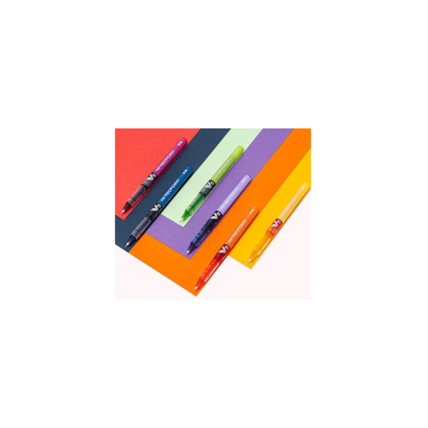 Pack 12 Lápices De Tinta Pilot V5 Hi-tecpoint Violet