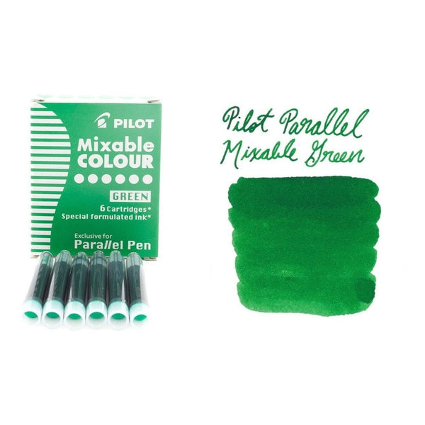 Cartridges Pluma Caligrafia Pilot Parallel Color Verde
