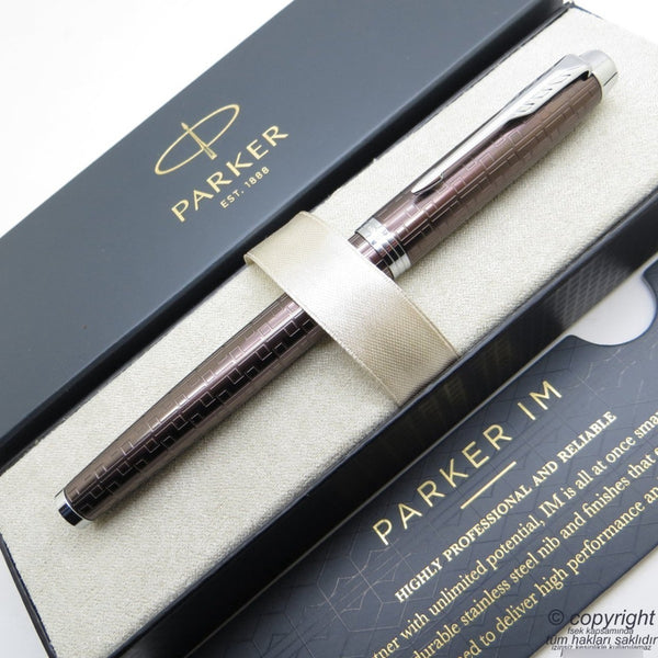 Lapicera Pluma Fuente Parker Im Premium Brown Ct - Medium (M)