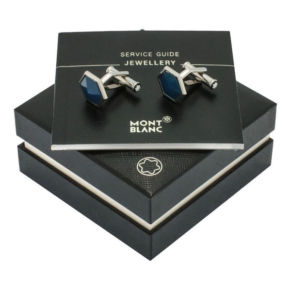 Cufflinks Gemelos Montblanc Sartorial Blue Onyx Hex - 118600