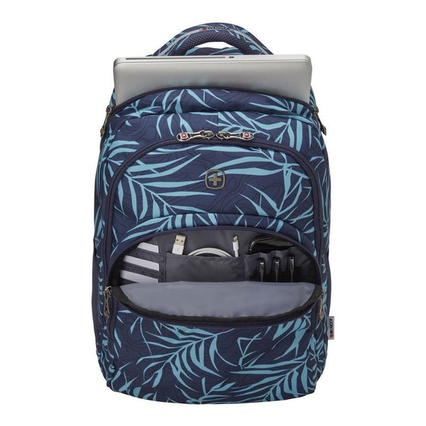 Mochila Wenger Upload Navy Fem Print 28 Lt. Azul 606474