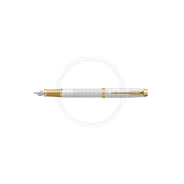 Lapicera Pluma Fuente Parker Im Premium Pearl Gt - Fine