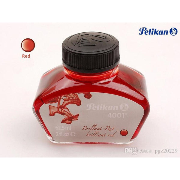 Tinta Para Pluma Fuente Pelikan 4001 - 30 Ml - Rojo
