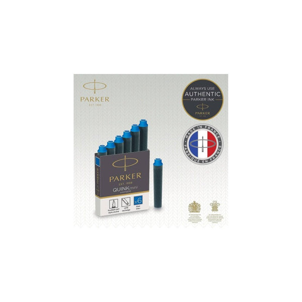 Tinta Pluma Fuente Parker (cartridges Cortos) - Blue