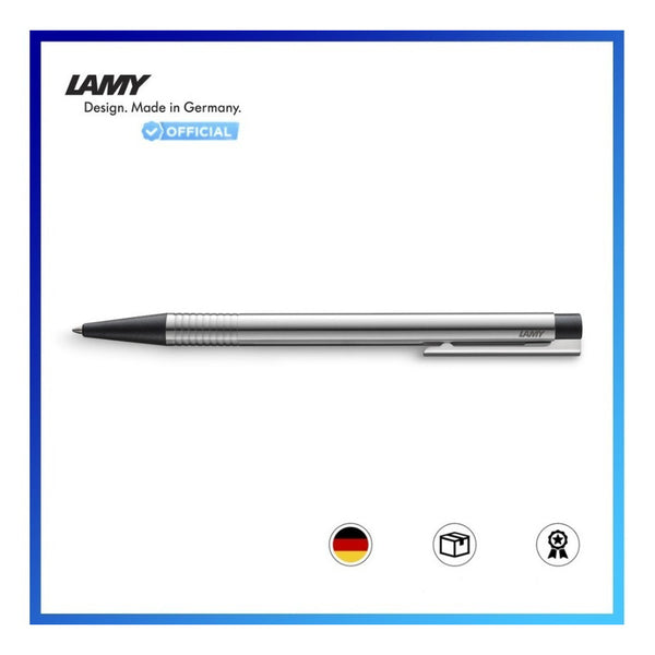 Lapicera Boligrafo Lamy Logo Stainless Steel Matt Black