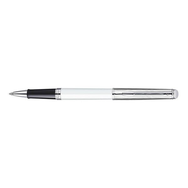 Lapicera Rollerball Waterman Hemisphere Deluxe Silk White Ct