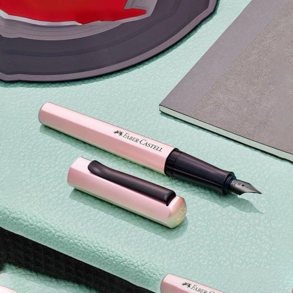 Lapicera Roller Faber-castell Hexo - Rose Pink