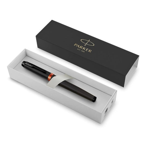 Lapicera Pluma Fuente Parker Im Vibrant Rings Flame Orange M