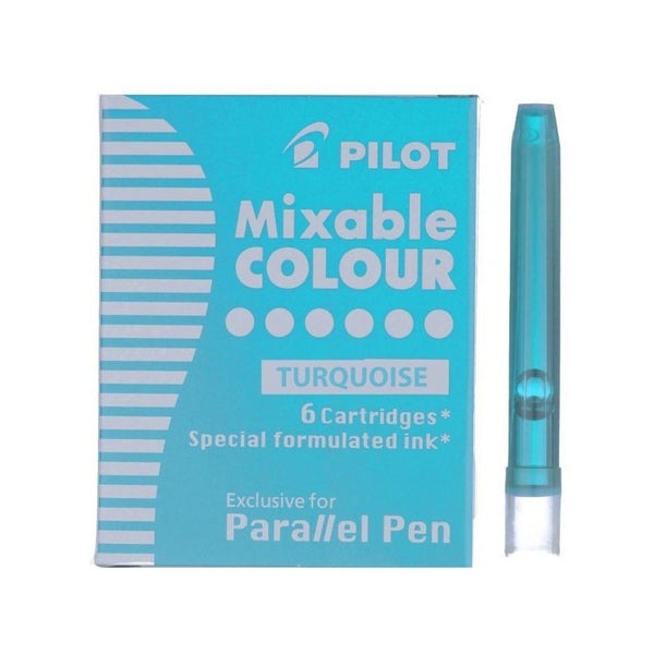 Cartridges Pluma Caligrafia Pilot Parallel Color Turquesa