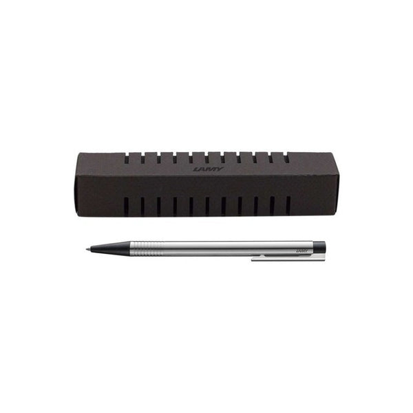 Lapicera Boligrafo Lamy Logo Stainless Steel Matt Black