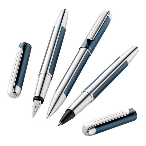 Lapicera Boligrafo Pelikan Pura K40 Blue/silver
