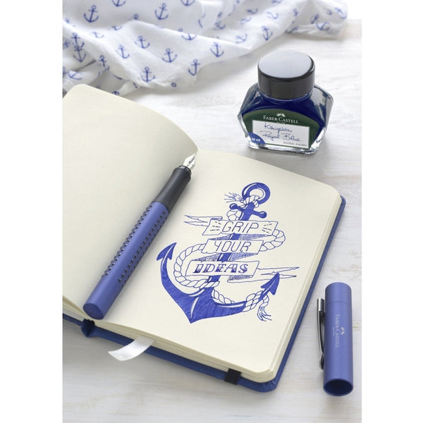 Lapicera Pluma Fuente Faber-castell Grip - Gris