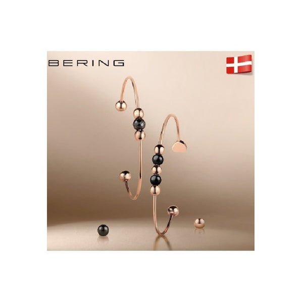 Pulsera Bering Bangle Rose Gold Heart 625-6337-057