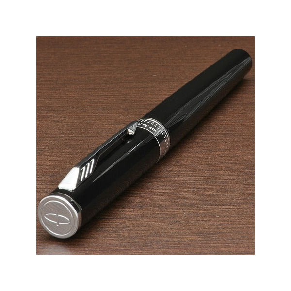Lapicera Parker 5th Ingenuity Black Silver Lacquer Ct