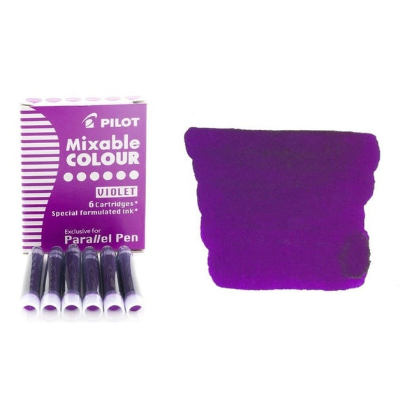 Cartridges Pluma Caligrafia Pilot Parallel Color Violeta