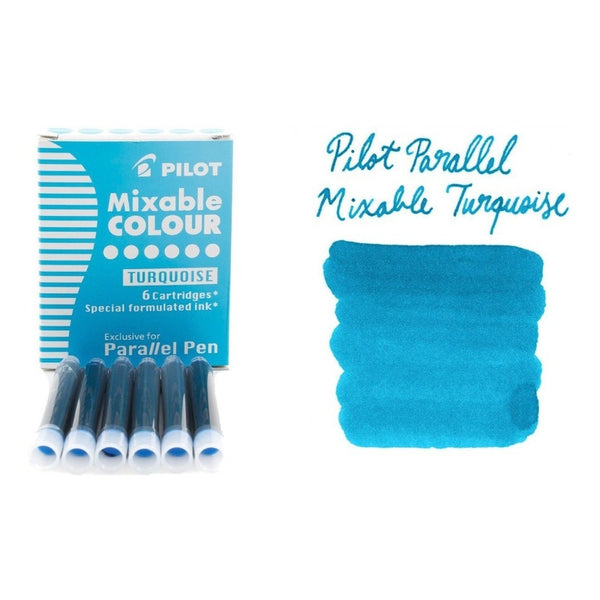 Cartridges Pluma Caligrafia Pilot Parallel Color Turquesa