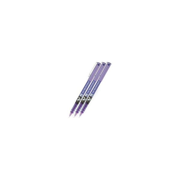 Pack 12 Lápices De Tinta Pilot V5 Hi-tecpoint Violet