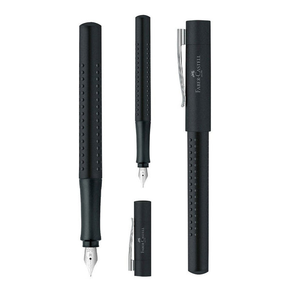Lapicera Pluma Fuente Faber-castell Grip - Negro
